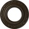 Ekena Millwork Andrea Ceiling Medallion (Canopies up to 4 1/8"), 8 1/8"OD x 4 1/8"ID x 1/2"P, Stone Hearth Crackle CM08ADSHC - alternate 1